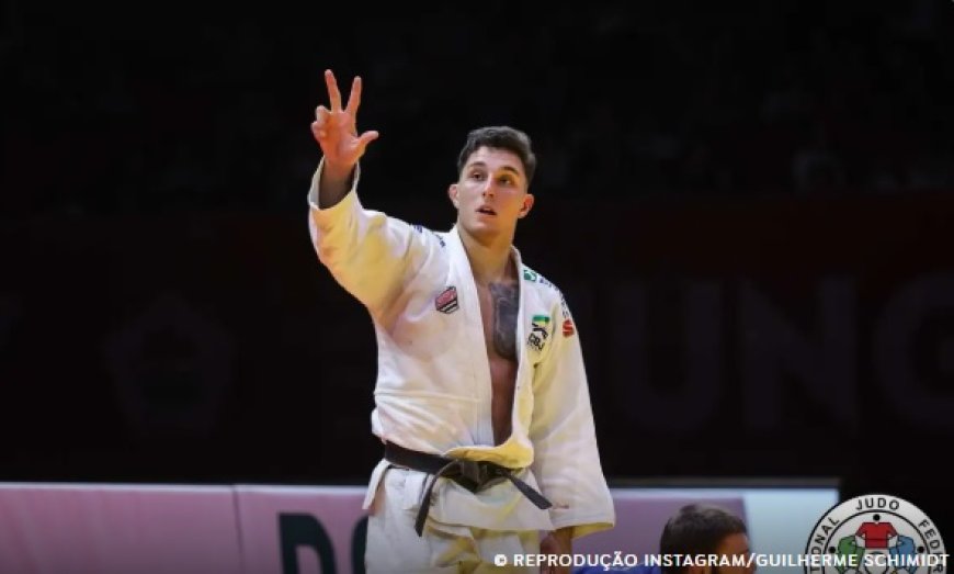 Guilherme Schimidt é ouro e país fecha Grand Slam de judô com 3 pódios