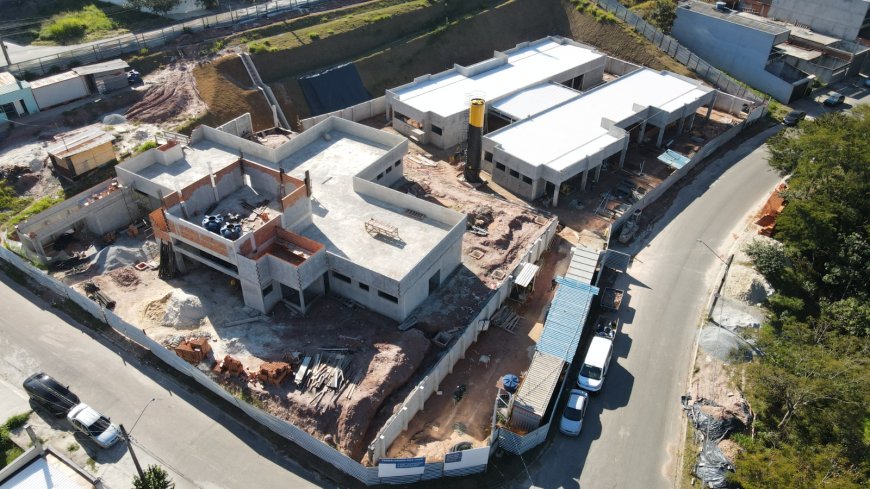 Construção do novo complexo com UBS e Creche no San Marino avança em ritmo acelerado