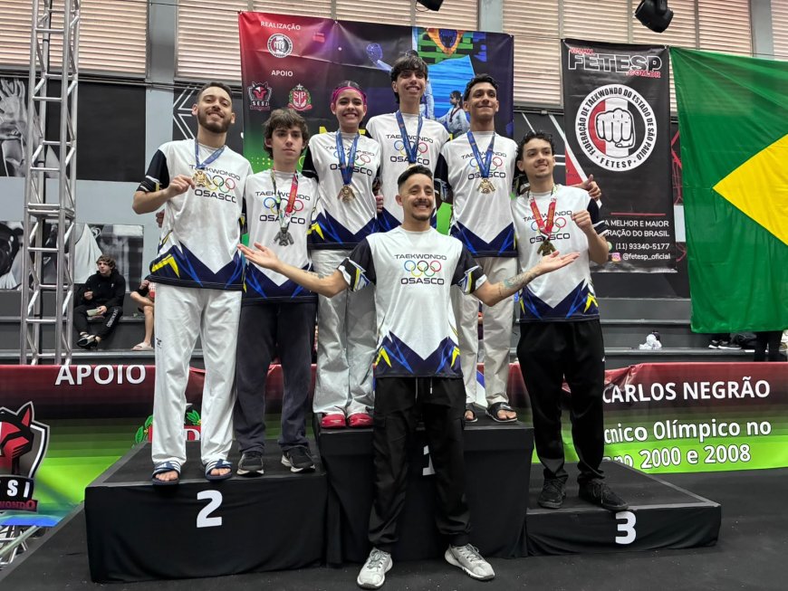 Osasco conquista nove medalhas na Copa São Paulo de Taekwondo