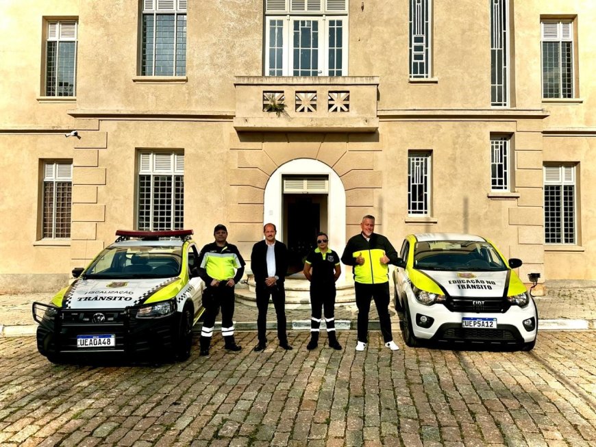 Novas viaturas são entregues para reforçar a segurança no trânsito em Franco da Rocha