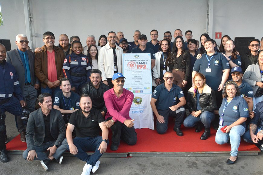 Inaugurado o SAMU de Francisco Morato