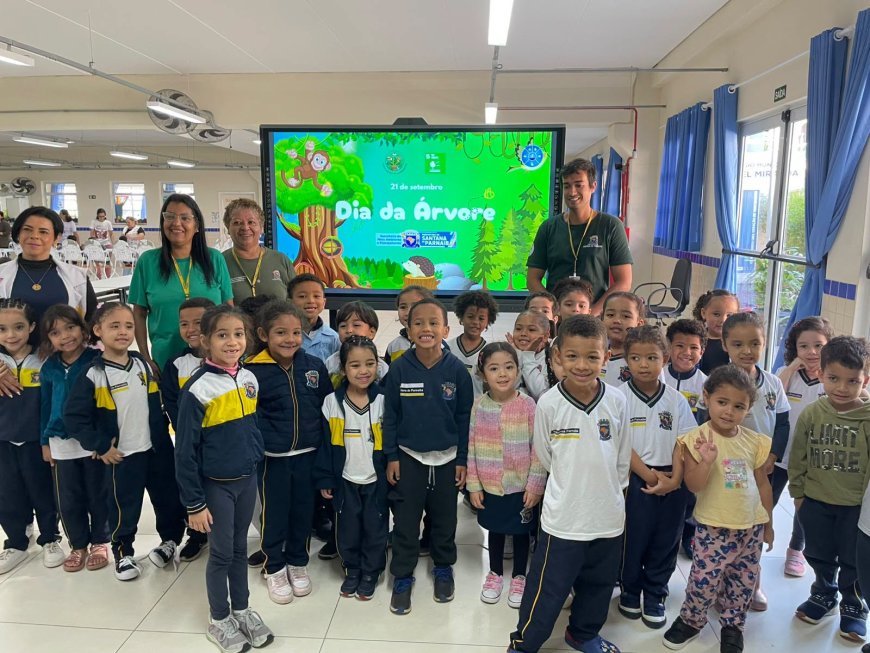 Santana de Parnaíba promove ações de conscientização ambiental no Dia da Árvore