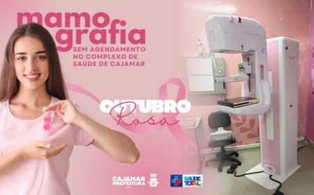 Outubro Rosa: Complexo de Saúde de Cajamar terá mamografias sem agendamento durante todo o mês