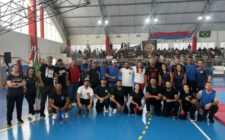 1º Desafio de Lutas Casadas de Jiu-Jitsu reúne 200 atletas no Ginásio Paulo Rogério