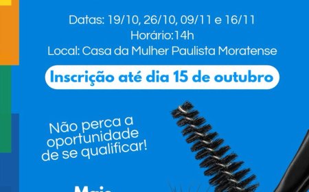 Francisco Morato oferece curso gratuito de extensão de cílios com certificação