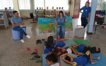 Biblioteca de Jordanésia promove ação de sustentabilidade com crianças e incentiva a reciclagem de tampinhas