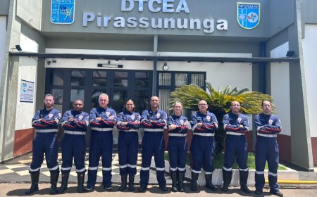 Profissionais do SAMU de Cajamar participam de capacitação da Força Aérea Brasileira