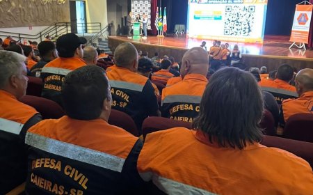 Defesa Civil de Caieiras participa de capacitação estadual e prepara ações para o período de chuvas