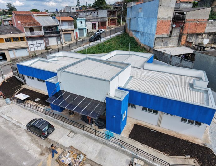 Novo prédio da UBS do Jardim Bandeirantes entra na reta final de construção