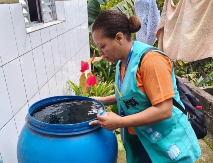 A luta contra a dengue continua em Francisco Morato.