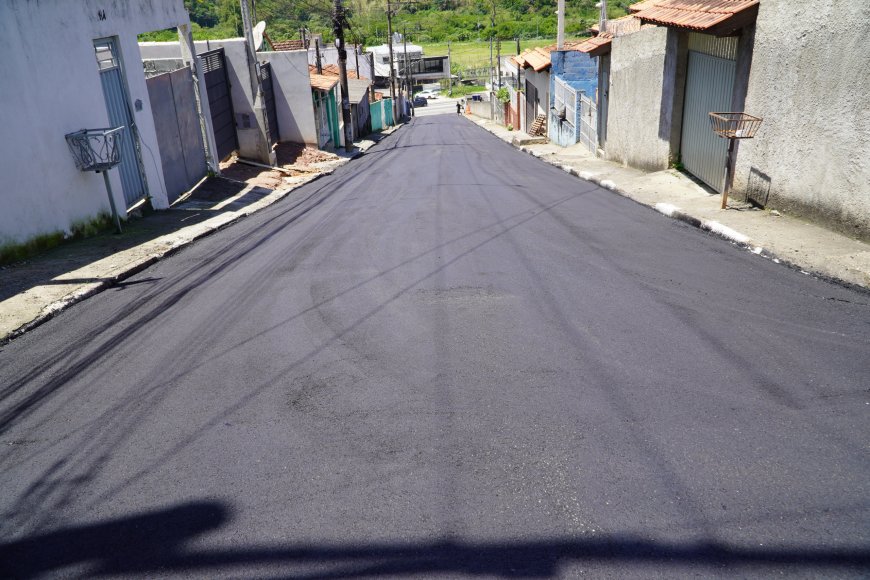 Caieiras avança em infraestrutura com obras de recapeamento na Rua Taubaté