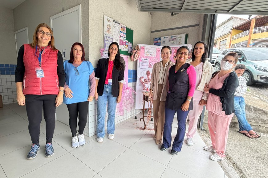 Outubro Rosa leva orientações sobre prevenção e saúde da mulher à UBS Parque Lanel
