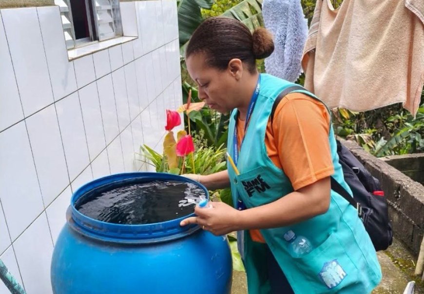 A luta contra a dengue continua em Francisco Morato.